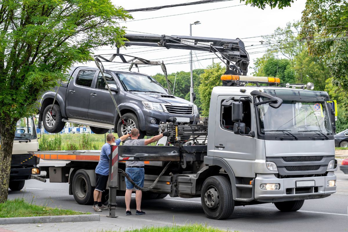 can tow trucks tow on private property